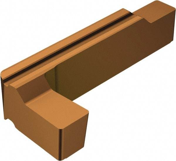 Sandvik Coromant - HXR/LG123.. GS Grade 1115, 2mm Cutting Width Carbide Grooving Insert - 4mm Max Depth of Cut, Right Hand, 0.2mm Corner Radius, TiAlN/AlCr2O3 Finish - USA Tool & Supply