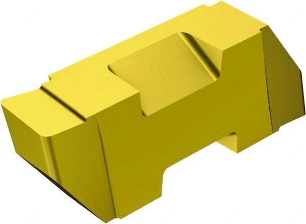 Sandvik Coromant - 3TLGP Grade 2135, 3/32" Cutting Width Carbide Grooving Insert - 3.81mm Max Depth of Cut, Right Hand, 0.19mm Corner Radius, TiCN/Al2O3/TiN Finish - USA Tool & Supply