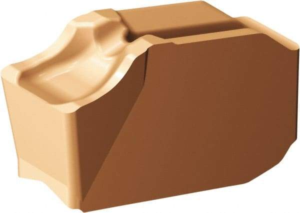 Sandvik Coromant - QDH CR 1145 Grade, 0.1575" Cutting Width, Carbide Cutoff Insert - 0° Neutral Lead Angle, 0.0118" Cnr Rad, TiAlN/AlCr2O3 Coated - USA Tool & Supply