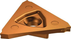 Sandvik Coromant - N123U3U CM 1125 Grade, 0.0787" Cutting Width, Carbide Cutoff Insert - 0° Neutral Lead Angle, 0.0039" Cnr Rad, TiAlN Coated - USA Tool & Supply