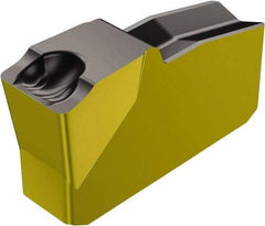 Sandvik Coromant - 25N151.2 5G Grade 4225, 2.65mm Cutting Width Carbide Grooving Insert - Neutral, 0.15mm Corner Radius, TiCN/Al2O3/TiN Finish - USA Tool & Supply