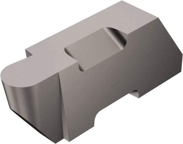 Sandvik Coromant - 3RTLR TLR 1.57mm Cutting Width Carbide Grooving Insert - 2.39mm Max Depth of Cut, Right Hand, 0.79mm Corner Radius, Uncoated - USA Tool & Supply