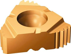 Sandvik Coromant - 266 External Right Hand 19 Whitworth Laydown Threading Insert - Grade 1125, TiCrAlN+TiAlN Coated Carbide, 9.53mm Inscribed Circle - USA Tool & Supply