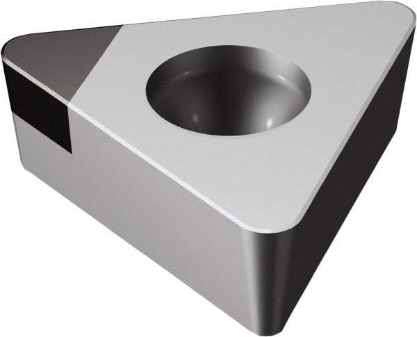 Sandvik Coromant - TCGW1.21.20 Grade 7025 CBN Turning Insert - Uncoated, 60° Triangle, 5/32" Inscr Circle, 5/64" Thick, 0.2mm Corner Radius - USA Tool & Supply