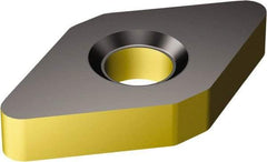 Sandvik Coromant - DNMA433 KR Grade 3225 Carbide Turning Insert - TiCN/AI2O3/TiN Finish, 55° Diamond, 1/2" Inscr Circle, 3/16" Thick, 3/64" Corner Radius - USA Tool & Supply