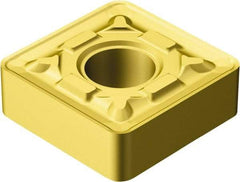 Sandvik Coromant - SNMG543 MR Grade 2035 Carbide Turning Insert - TiAlN/TiN Finish, 90° Square, 1/2" Inscr Circle, 1/4" Thick, 3/64" Corner Radius - USA Tool & Supply