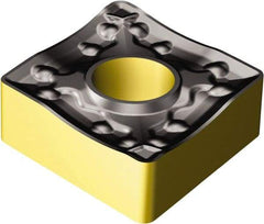 Sandvik Coromant - CNMM432 PR Grade 4315 Carbide Turning Insert - TiCN/AI2O3/TiN Finish, 80° Diamond, 1/2" Inscr Circle, 3/16" Thick, 1/32" Corner Radius - USA Tool & Supply