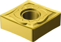 Sandvik Coromant - CNGG432 SGF Grade S05F Carbide Turning Insert - TiCN/AI2O3/TiN Finish, 80° Diamond, 1/2" Inscr Circle, 3/16" Thick, 1/32" Corner Radius - USA Tool & Supply