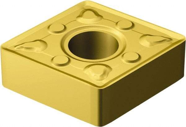 Sandvik Coromant - CNMG433 WM Grade 3005 Carbide Turning Insert - TiCN/AI2O3/TiN Finish, 80° Diamond, 1/2" Inscr Circle, 3/16" Thick, 3/64" Corner Radius - USA Tool & Supply
