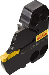 Sandvik Coromant - SL70-R/L123..A-HP-M Insert, 18mm Head Length, Modular Grooving Cutting Unit Head - Right Hand Cut, System Size 70, Through Coolant, Series CoroCut 1-2 - USA Tool & Supply
