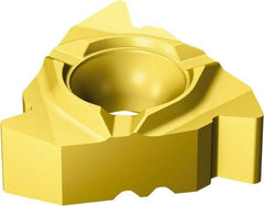 Sandvik Coromant - 266 External Left Hand 4-7 60° V Laydown Threading Insert - Grade 1020, TiN Coated Carbide, 12.7mm Inscribed Circle - USA Tool & Supply