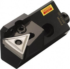 Sandvik Coromant - Series T-Max P, Left Hand, PTFNR/L..CA Toolholder Compatibility, TNMG 16 04 08, TNMG 332 Insert Compatibility, Indexable Turning Cartridge - Lever Holding Method, 55mm OAL - USA Tool & Supply