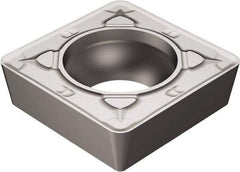 Sandvik Coromant - SCMT32.52 KR Grade H13A Carbide Turning Insert - Uncoated, 90° Square, 3/8" Inscr Circle, 5/32" Thick, 1/32" Corner Radius - USA Tool & Supply