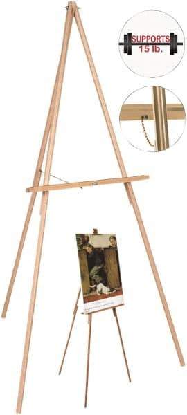 MasterVision - Folding Easel - 60" High - USA Tool & Supply