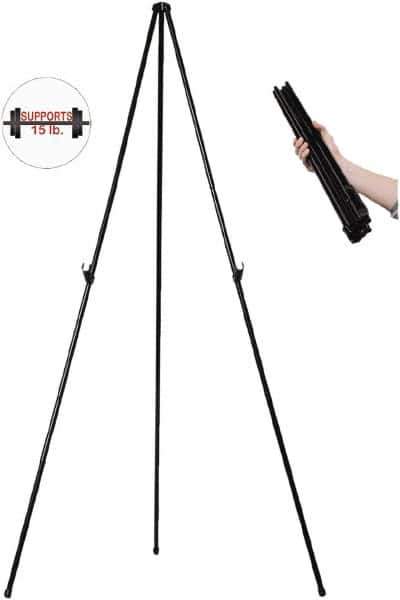 MasterVision - Folding Easel - 61-1/2" High - USA Tool & Supply