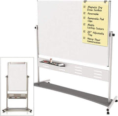 MasterVision - Magnetic Dry Erase Easel - 80" High - USA Tool & Supply