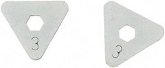 SEYMOUR-MIDWEST - 2 Piece, 3 Setting, Size 3 Gauge Rake Cam Set - Use with CAM Gauge Rake - USA Tool & Supply