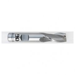 1-1/4 Dia. x 4-1/8 Overall Length 2-Flute Square End HSS-CO SE End Mill-Round Shank-Center Cutting-Uncoated - USA Tool & Supply