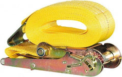 Buyers Products - 27' Long x 3" Wide, 15,000 Lb Basket Capacity, Nylon Web Sling - Yellow - USA Tool & Supply