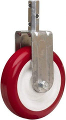 Hamilton - 5" Diam x 1-3/8" Wide x 6-1/16" OAH Stem Mount Rigid Caster - Polyurethane Mold on Polypropylene, 250 Lb Capacity, Sealed Precision Ball Bearing, 3/4 x 2-1/16" Octagon Stem - USA Tool & Supply