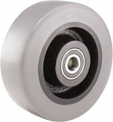 Hamilton - 6 Inch Diameter x 2 Inch Wide, Polyurethane on Cast Iron Caster Wheel - 1,620 Lb. Capacity, 2-1/2 Inch Hub Length, 3/4 Inch Axle Diameter, Sealed Precision Ball Bearing - USA Tool & Supply