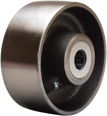 Hamilton - 6 Inch Diameter x 2-1/2 Inch Wide, Forged Steel Caster Wheel - 4,500 Lb. Capacity, 3-1/4 Inch Hub Length, 1-15/16 Inch Axle Diameter, Plain Bore Bearing - USA Tool & Supply