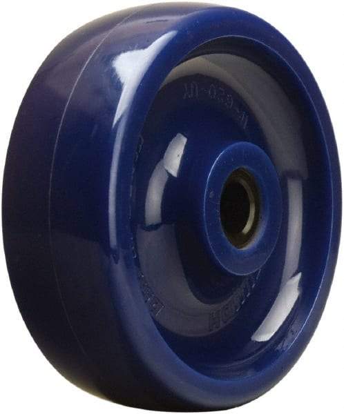 Hamilton - 6 Inch Diameter x 2 Inch Wide, Polyurethane Caster Wheel - 1,000 Lb. Capacity, 2-3/16 Inch Hub Length, 3/4 Inch Axle Diameter, Delrin Bearing - USA Tool & Supply