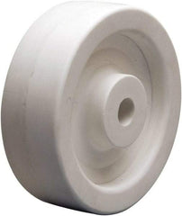 Hamilton - 6 Inch Diameter x 2 Inch Wide, Polyolefin Caster Wheel - 750 Lb. Capacity, 2-3/16 Inch Hub Length, 1/2 Inch Axle Diameter, Straight Roller Bearing - USA Tool & Supply