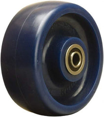 Hamilton - 5 Inch Diameter x 2 Inch Wide, Polyurethane Caster Wheel - 900 Lb. Capacity, 2-7/16 Inch Hub Length, 1/2 Inch Axle Diameter, Sealed Precision Ball Bearing - USA Tool & Supply
