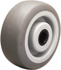 Hamilton - 5 Inch Diameter x 2 Inch Wide, Rubber on Thermoplastic Caster Wheel - 350 Lb. Capacity, 2-3/16 Inch Hub Length, 3/4 Inch Axle Diameter, Delrin Bearing - USA Tool & Supply