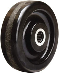 Hamilton - 5 Inch Diameter x 1-1/2 Inch Wide, Phenolic Caster Wheel - 600 Lb. Capacity, 1-5/8 Inch Hub Length, 3/4 Inch Axle Diameter, Straight Roller Bearing - USA Tool & Supply