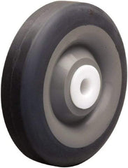 Hamilton - 5 Inch Diameter x 1-3/8 Inch Wide, Rubber on Thermoplastic Caster Wheel - 275 Lb. Capacity, 1-1/2 Inch Hub Length, 1/2 Inch Axle Diameter, Delrin Bearing - USA Tool & Supply