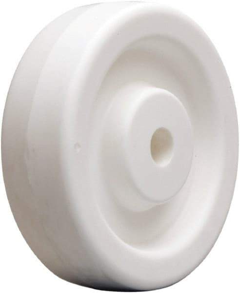 Hamilton - 5 Inch Diameter x 1-3/8 Inch Wide, Polyolefin Caster Wheel - 300 Lb. Capacity, 1-1/2 Inch Hub Length, 1/2 Inch Axle Diameter, Plain Bore Bearing - USA Tool & Supply