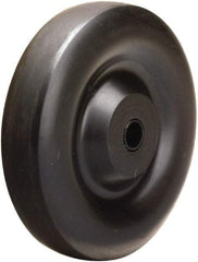 Hamilton - 5 Inch Diameter x 1-5/16 Inch Wide, Hard Rubber Caster Wheel - 280 Lb. Capacity, 1-1/2 Inch Hub Length, 1/2 Inch Axle Diameter, Self-Lube Bearing - USA Tool & Supply