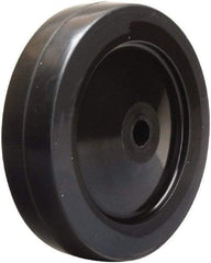 Hamilton - 5 Inch Diameter x 1-1/4 Inch Wide, Soft Rubber Caster Wheel - 190 Lb. Capacity, 1-1/2 Inch Hub Length, 1/2 Inch Axle Diameter, Self-Lube Bearing - USA Tool & Supply