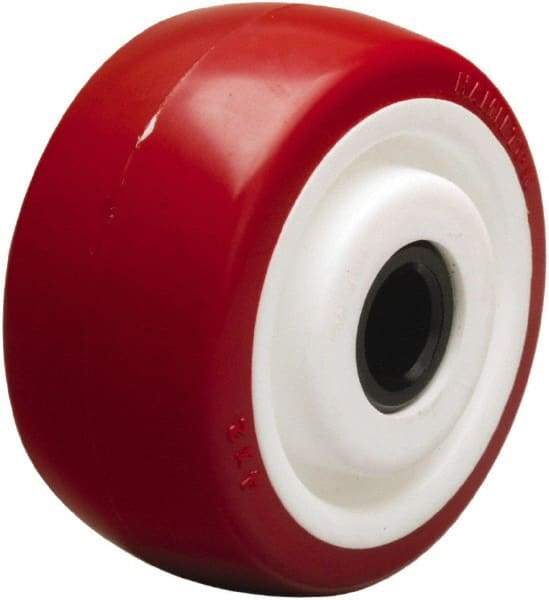 Hamilton - 4 Inch Diameter x 2 Inch Wide, Polyurethane on Polypropylene Caster Wheel - 750 Lb. Capacity, 2-3/16 Inch Hub Length, 3/4 Inch Axle Diameter, Delrin Bearing - USA Tool & Supply