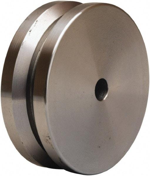 Hamilton - 4 Inch Diameter x 1-3/8 Inch Wide, Stainless Steel Caster Wheel - 550 Lb. Capacity, 1-3/8 Inch Hub Length, 1/2 Inch Axle Diameter, Plain Bore Bearing - USA Tool & Supply