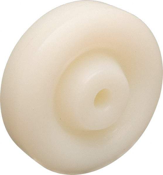 Hamilton - 4 Inch Diameter x 1-1/4 Inch Wide, Nylon Caster Wheel - 350 Lb. Capacity, 1-9/16 Inch Hub Length, 1/2 Inch Axle Diameter, Straight Roller Bearing - USA Tool & Supply