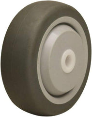 Hamilton - 3-1/2 Inch Diameter x 1-3/8 Inch Wide, Rubber on Thermoplastic Caster Wheel - 240 Lb. Capacity, 1-5/8 Inch Hub Length, 1/2 Inch Axle Diameter, Ball Bearing - USA Tool & Supply