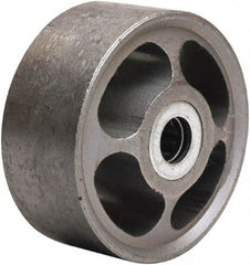 Hamilton - 3 Inch Diameter x 1-1/4 Inch Wide, Sintered Iron Caster Wheel - 250 Lb. Capacity, 1-9/16 Inch Hub Length, 3/8 Inch Axle Diameter, Straight Roller Bearing - USA Tool & Supply