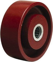 Hamilton - 4 Inch Diameter x 1-1/2 Inch Wide, Cast Iron Caster Wheel - 400 Lb. Capacity, 1-3/4 Inch Hub Length, 7/16 Inch Axle Diameter, Plain Bore Bearing - USA Tool & Supply