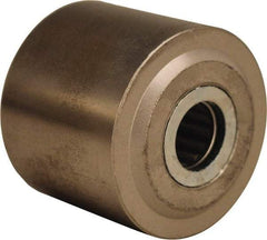 Hamilton - 2-1/2 Inch Diameter x 2 Inch Wide, Sintered Iron Caster Wheel - 275 Lb. Capacity, 2-1/4 Inch Hub Length, 5/8 Inch Axle Diameter, Straight Roller Bearing - USA Tool & Supply