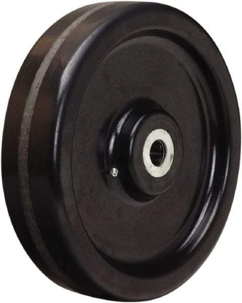 Hamilton - 12 Inch Diameter x 2-1/2 Inch Wide, Phenolic Caster Wheel - 3,000 Lb. Capacity, 3-1/4 Inch Hub Length, 1-15/16 Inch Axle Diameter, Plain Bore Bearing - USA Tool & Supply