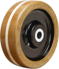 Hamilton - 10 Inch Diameter x 3 Inch Wide, Phenolic Caster Wheel - 3,600 Lb. Capacity, 3-1/4 Inch Hub Length, 1 Inch Axle Diameter, Straight Roller Bearing - USA Tool & Supply
