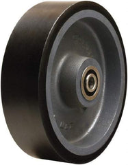 Hamilton - 10 Inch Diameter x 3 Inch Wide, Polyurethane on Cast Iron Caster Wheel - 3,900 Lb. Capacity, 3-1/4 Inch Hub Length, 3/4 Inch Axle Diameter, Sealed Precision Ball Bearing - USA Tool & Supply