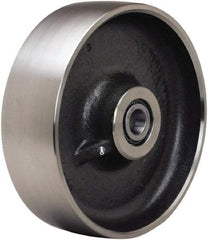Hamilton - 10 Inch Diameter x 3 Inch Wide, Forged Steel Caster Wheel - 6,500 Lb. Capacity, 3-1/4 Inch Hub Length, 1-1/4 Inch Axle Diameter, Tapered Roller Bearing - USA Tool & Supply
