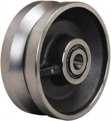 Hamilton - 10 Inch Diameter x 4 Inch Wide, Forged Steel Caster Wheel - 16,000 Lb. Capacity, 4-1/4 Inch Hub Length, 1-1/2 Inch Axle Diameter, Tapered Roller Bearing - USA Tool & Supply