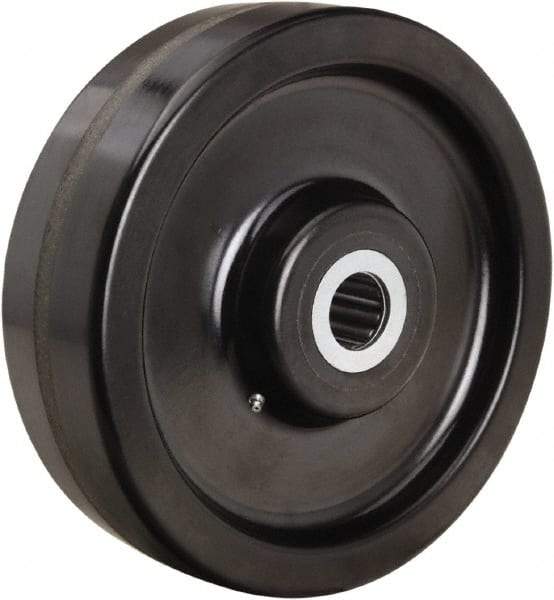 Hamilton - 12 Inch Diameter x 3-1/2 Inch Wide, Phenolic Caster Wheel - 4,000 Lb. Capacity, 4-1/4 Inch Hub Length, 1-1/4 Inch Axle Diameter, Straight Roller Bearing - USA Tool & Supply