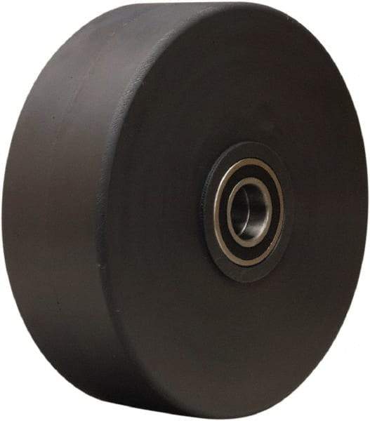 Hamilton - 12 Inch Diameter x 4 Inch Wide, Nylon Caster Wheel - 10,000 Lb. Capacity, 4-1/4 Inch Hub Length, 1 Inch Axle Diameter, Precision Ball Bearing - USA Tool & Supply