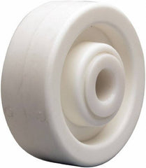 Hamilton - 4 Inch Diameter x 1-1/2 Inch Wide, Polyolefin Caster Wheel - 400 Lb. Capacity, 1-5/8 Inch Hub Length, 5/8 Inch Axle Diameter, Delrin Bearing - USA Tool & Supply
